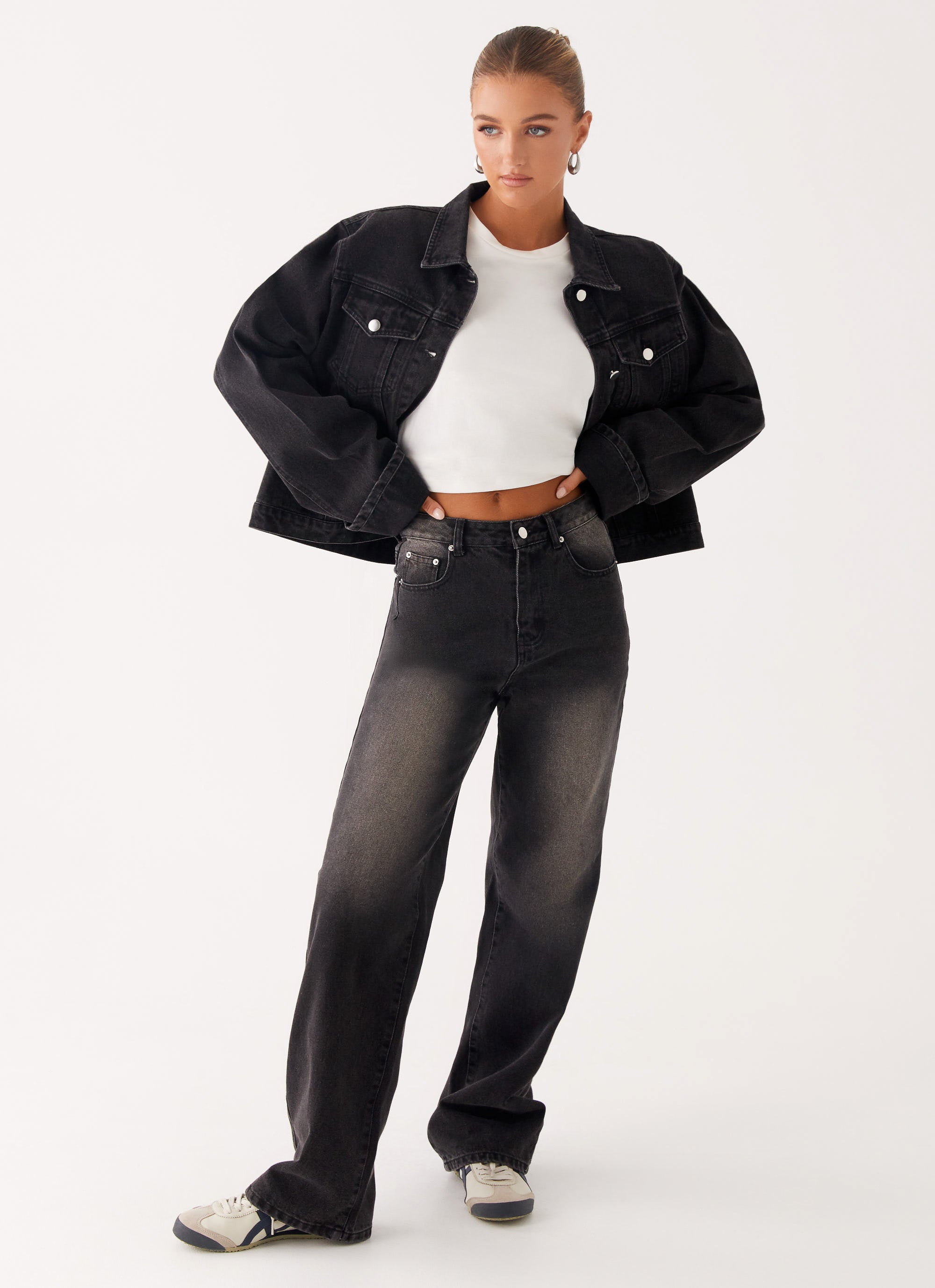 Back Again Oversized Denim Jacket