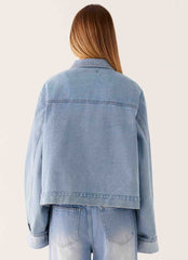 Back Again Oversized Denim Jacket