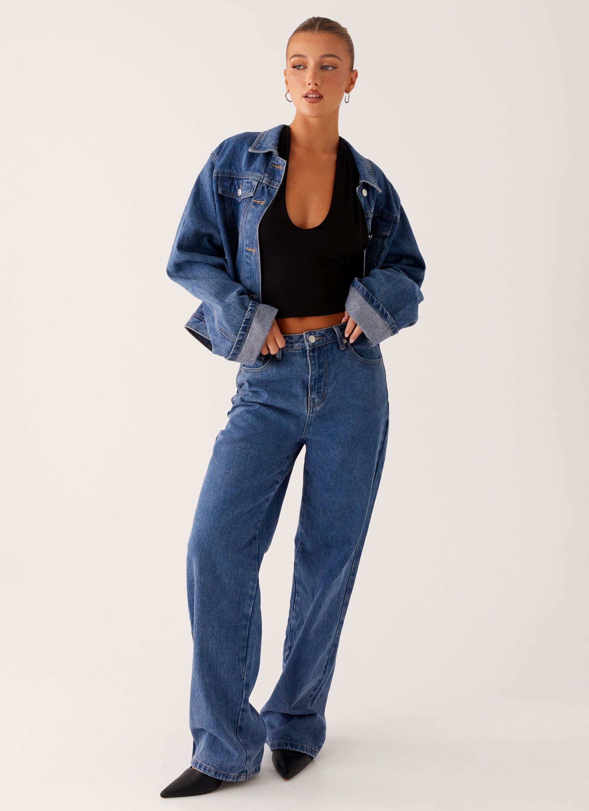 Back Again Straight Leg Denim Jeans