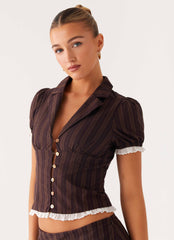 Bennett Button Up Top