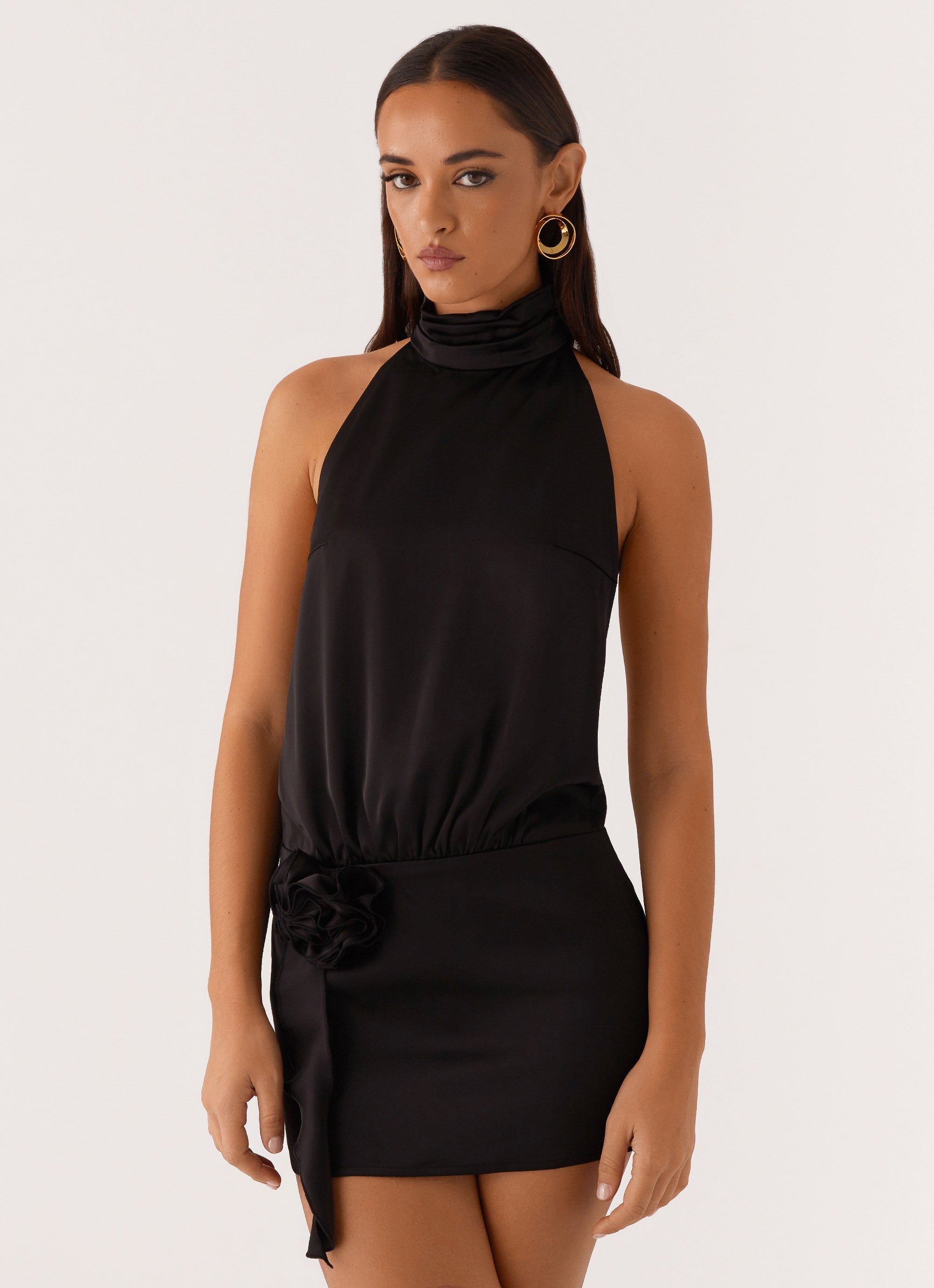 Birdie Halterneck Mini Dress