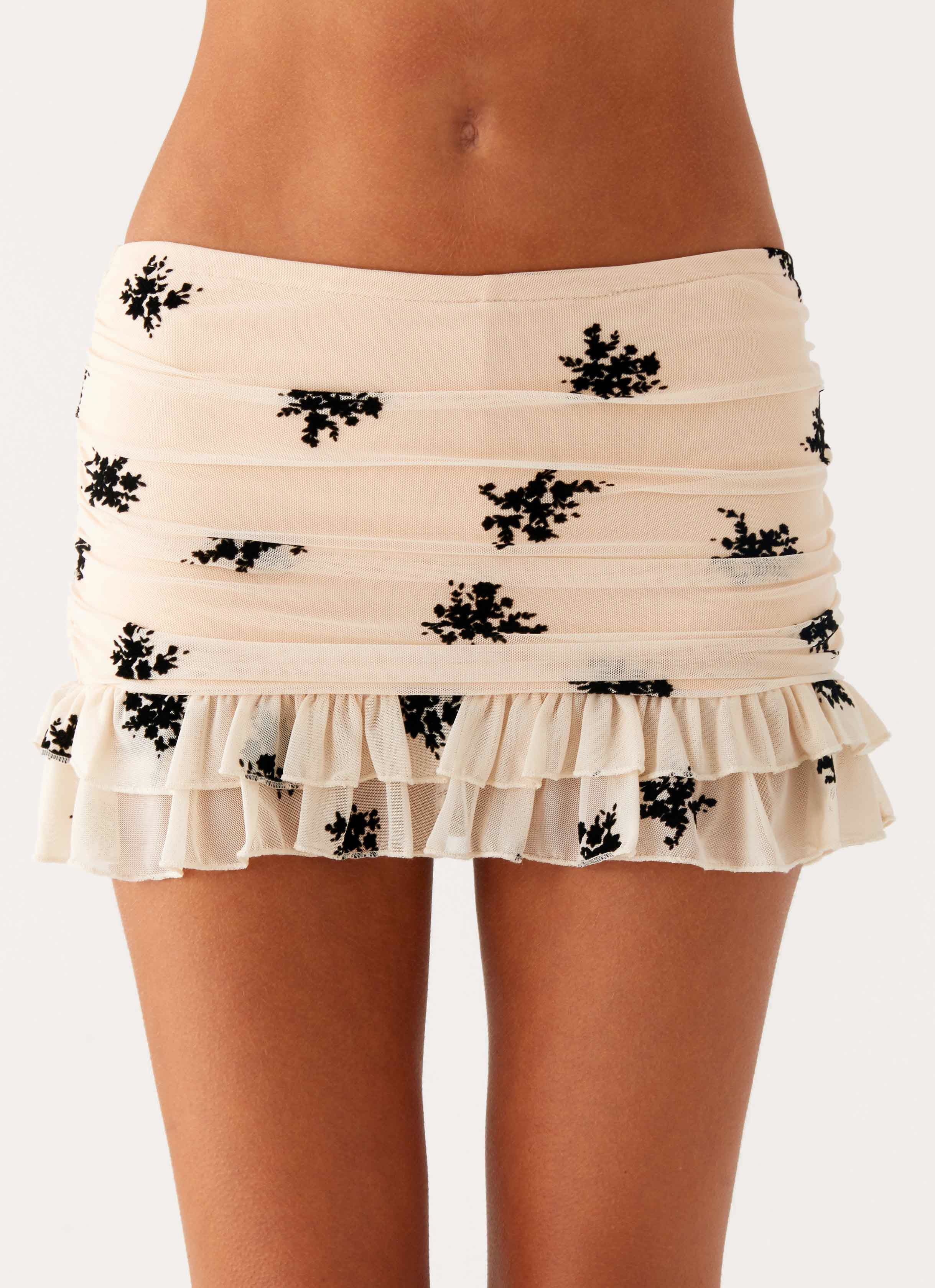 Blind Faith Flock Mini Skort
