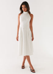 Calla Halter Midi Dress
