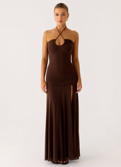 Callie Ruched Maxi Dress