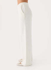 Cauaria Button Low Rise Knit Pants