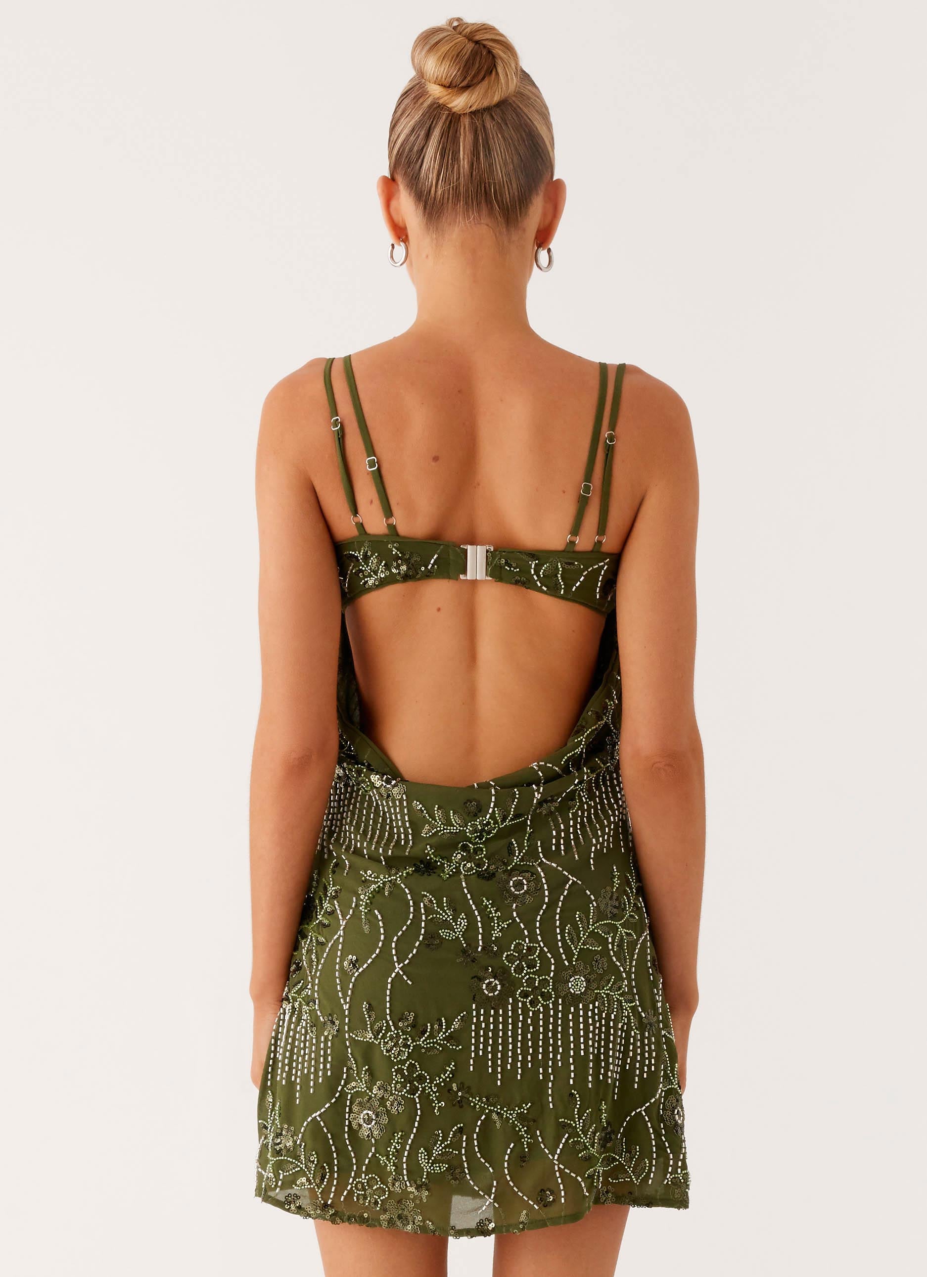 Celosia Beaded Mini Dress