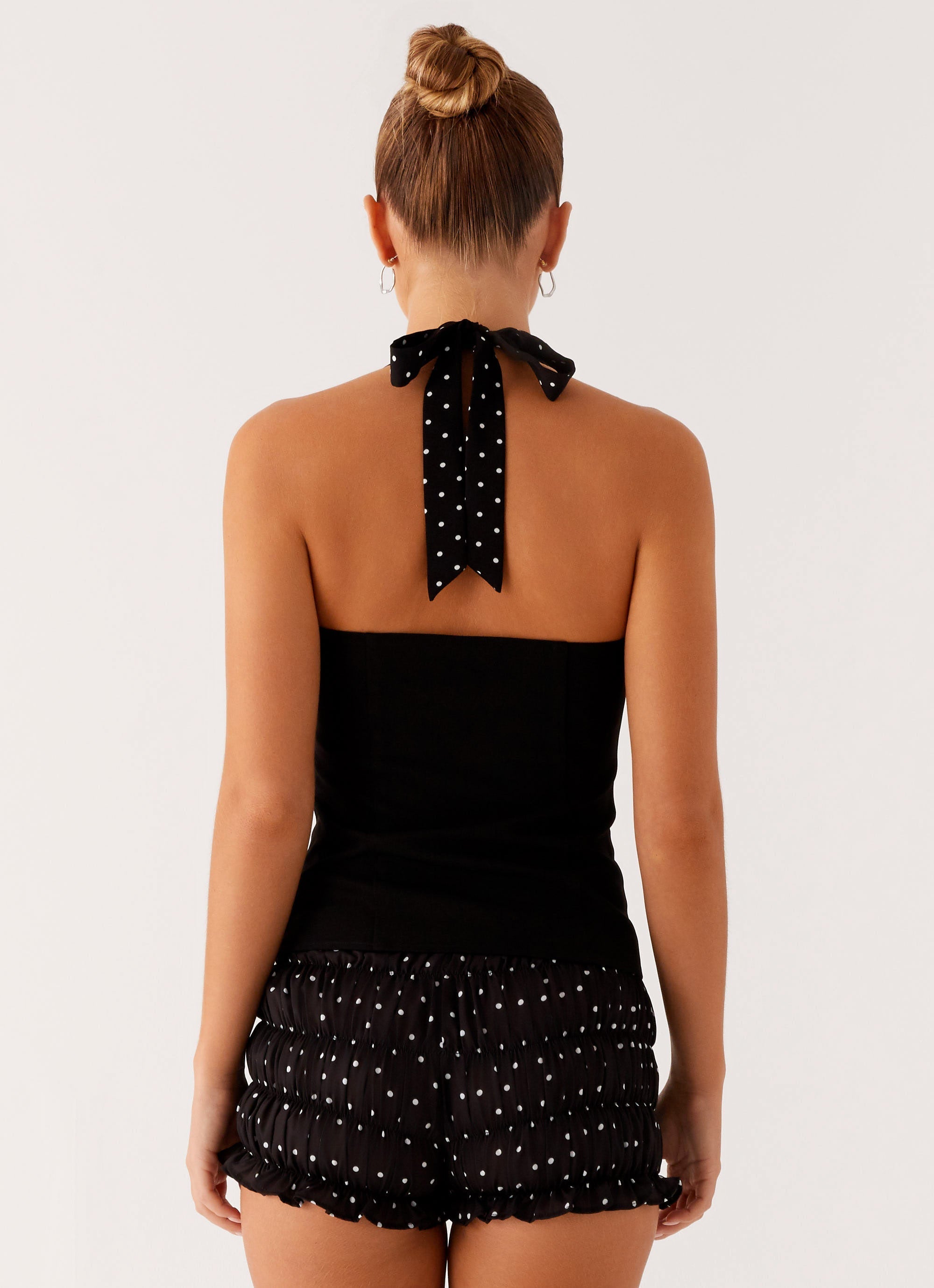 Channel Bustier Top