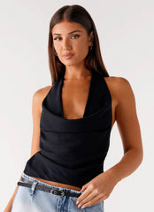 Charli Cowl Top