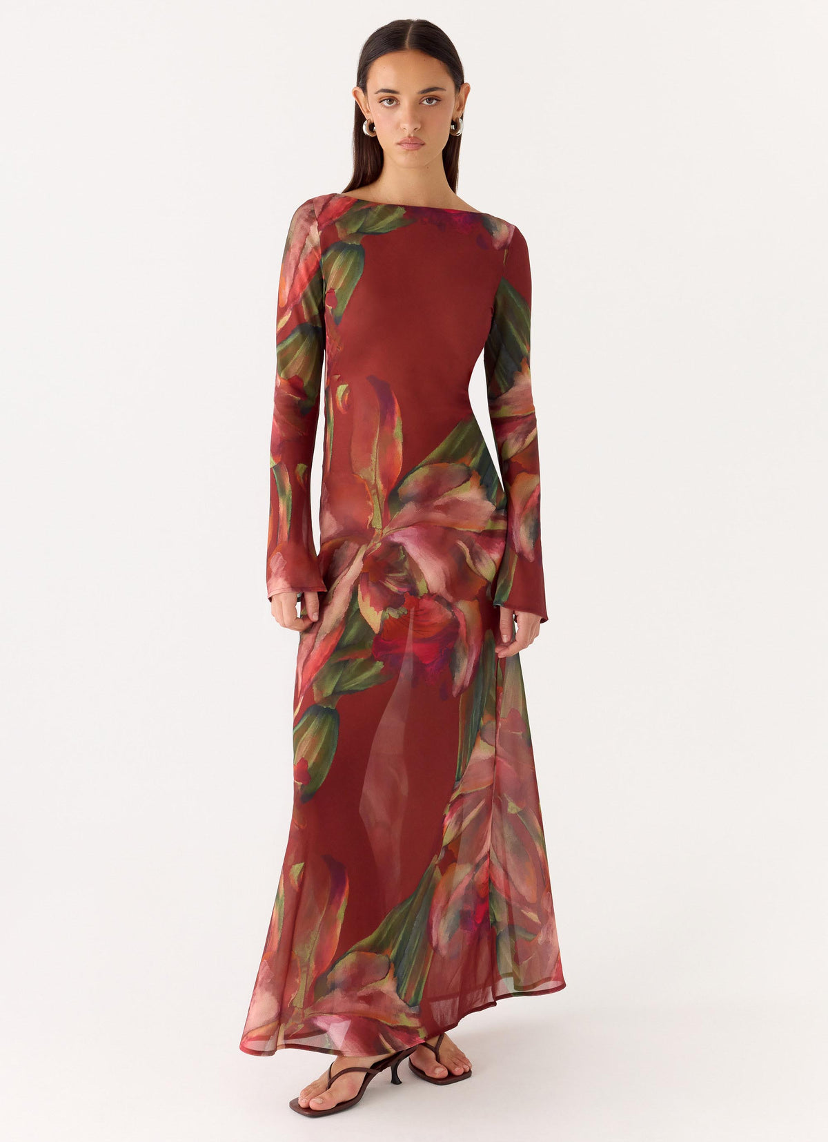 Charmayne Chiffon Maxi Dress