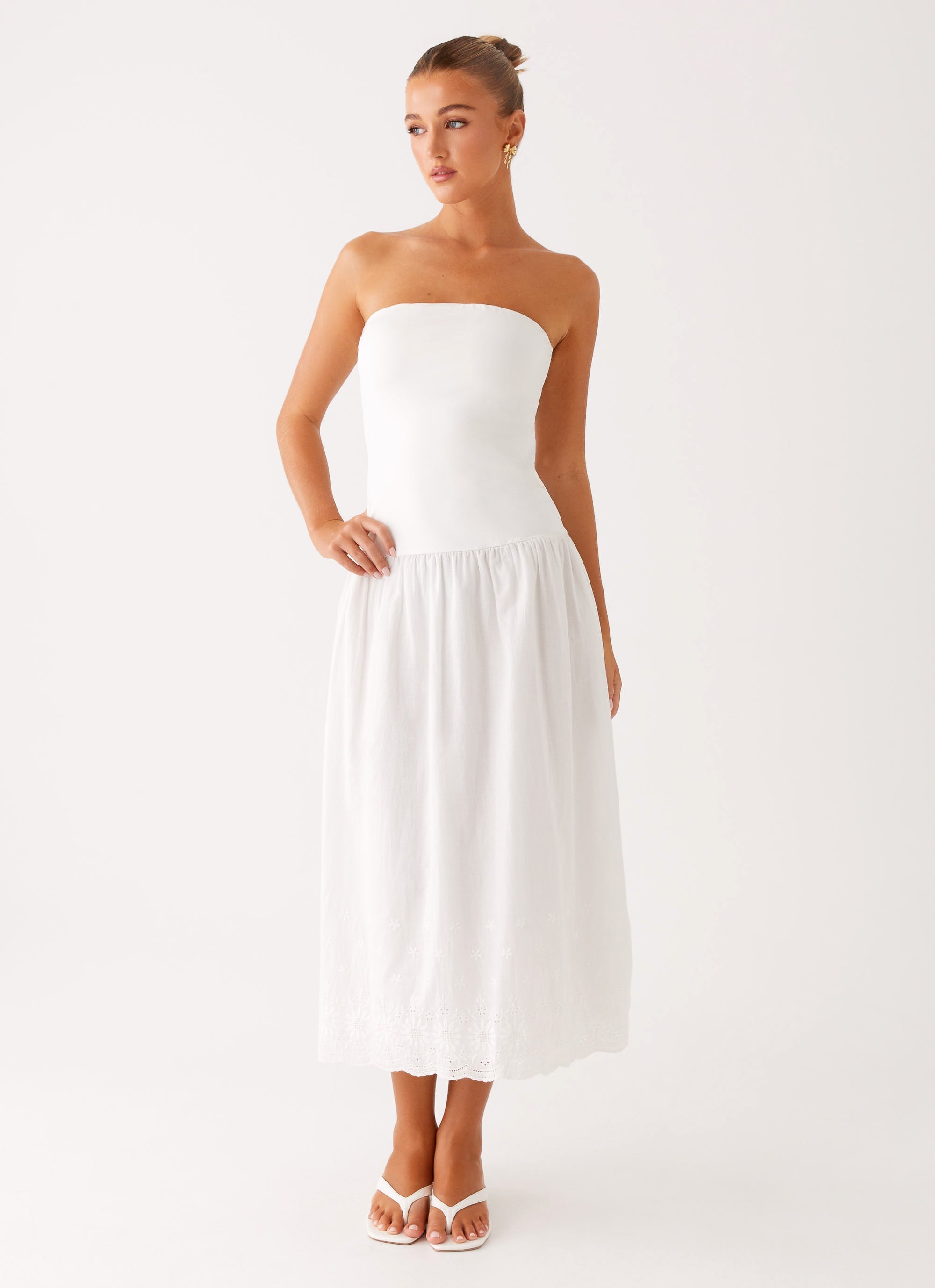 Cherry Skies Midi Dress