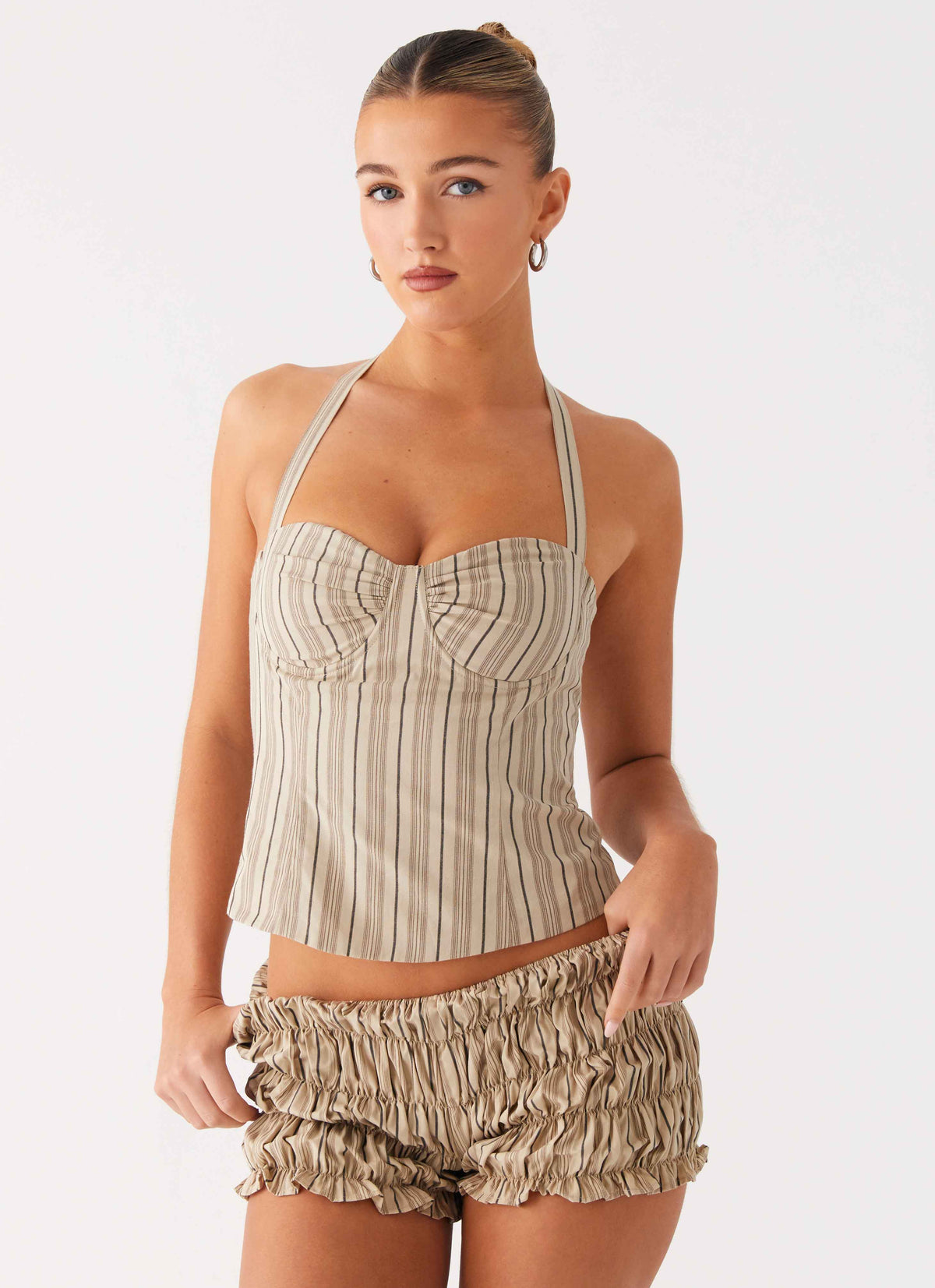 Cheryl Bustier Halter Top
