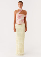 Christal Scarf Top