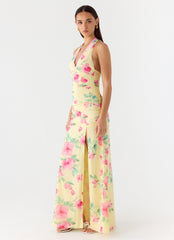 Colada Halter Maxi Dress
