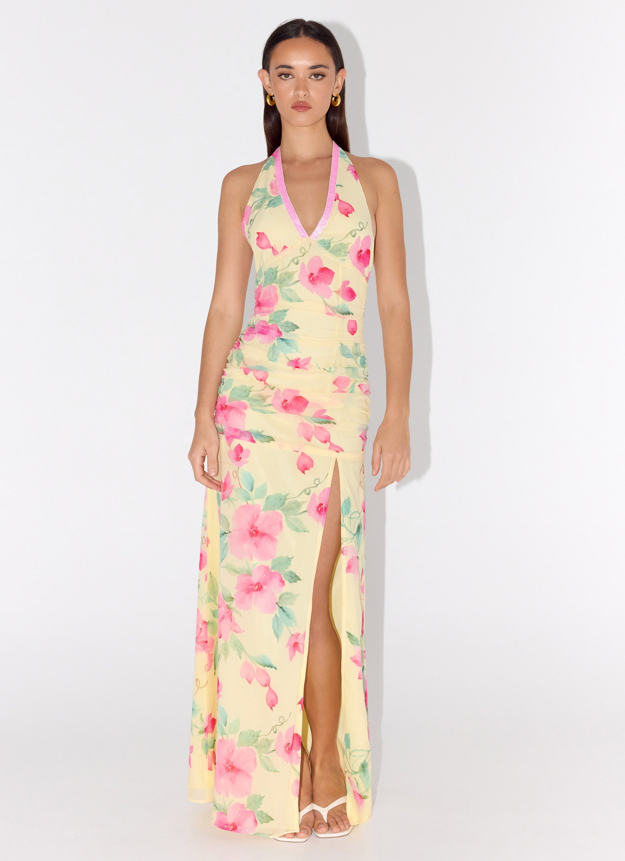 Colada Halter Maxi Dress