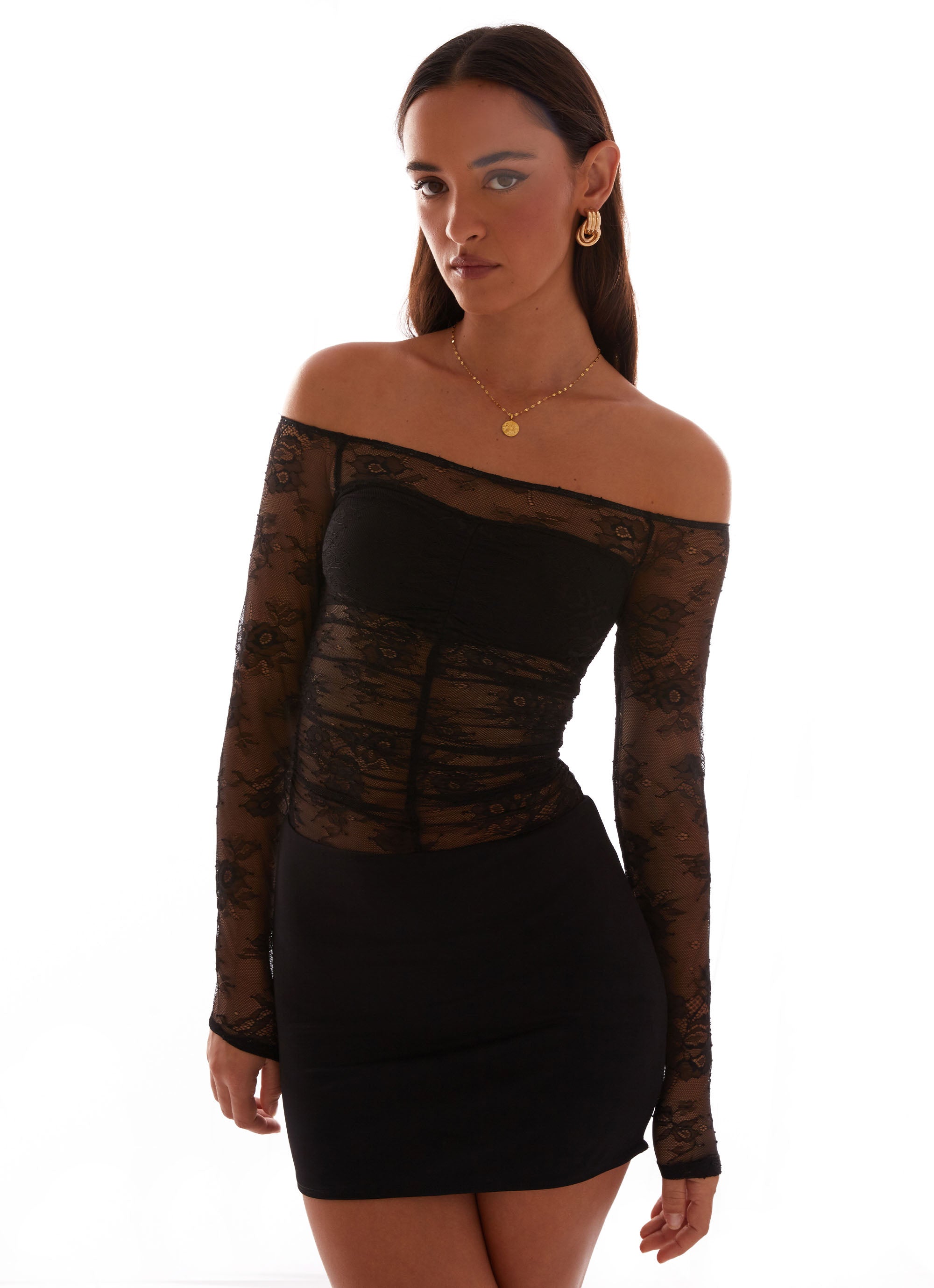 Collide Lace Mini Dress