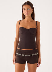 Coma Belt Low Rise Shorts