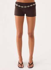 Coma Belt Low Rise Shorts