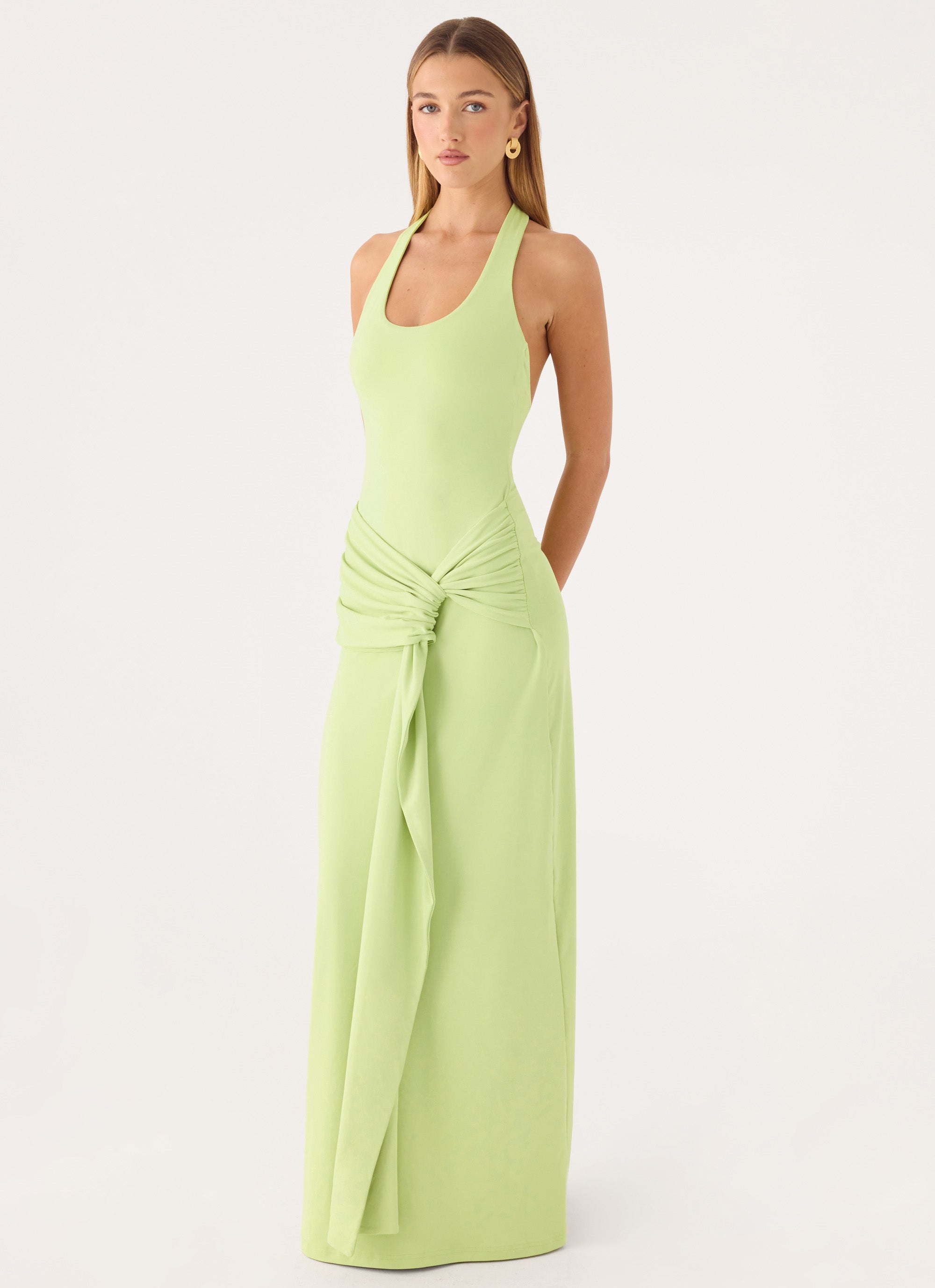 Cristal Halter Maxi Dress