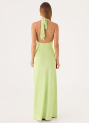 Cristal Halter Maxi Dress