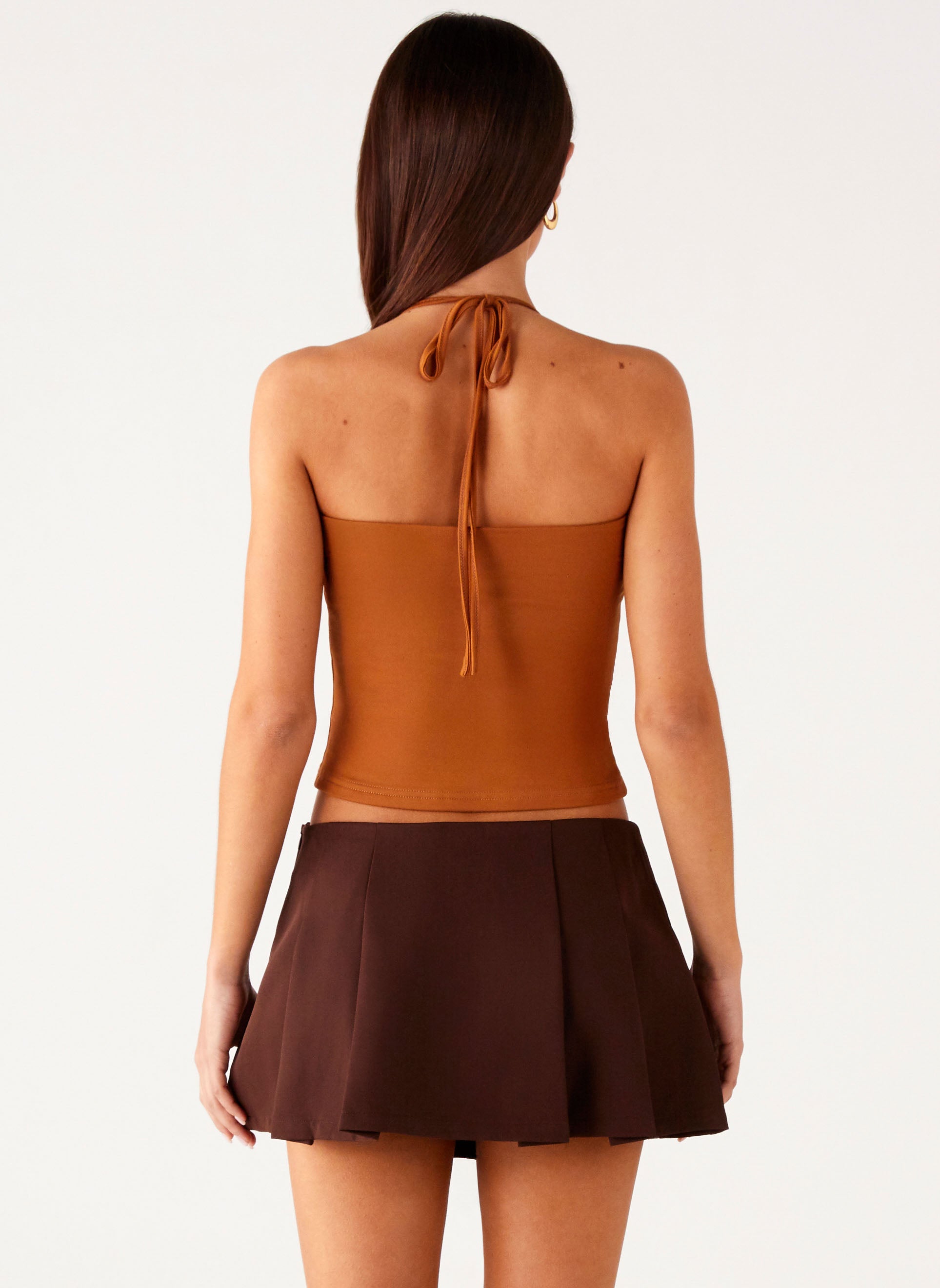 Dalia Dusk Pleated Mini Skirt