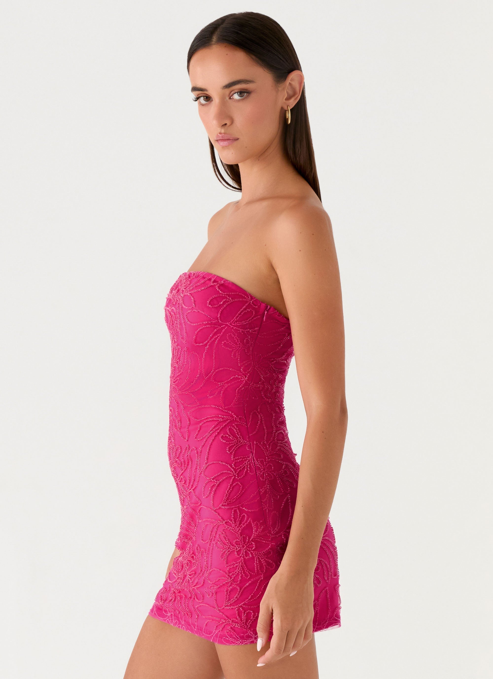 Dangerous Kind Beaded Mini Dress