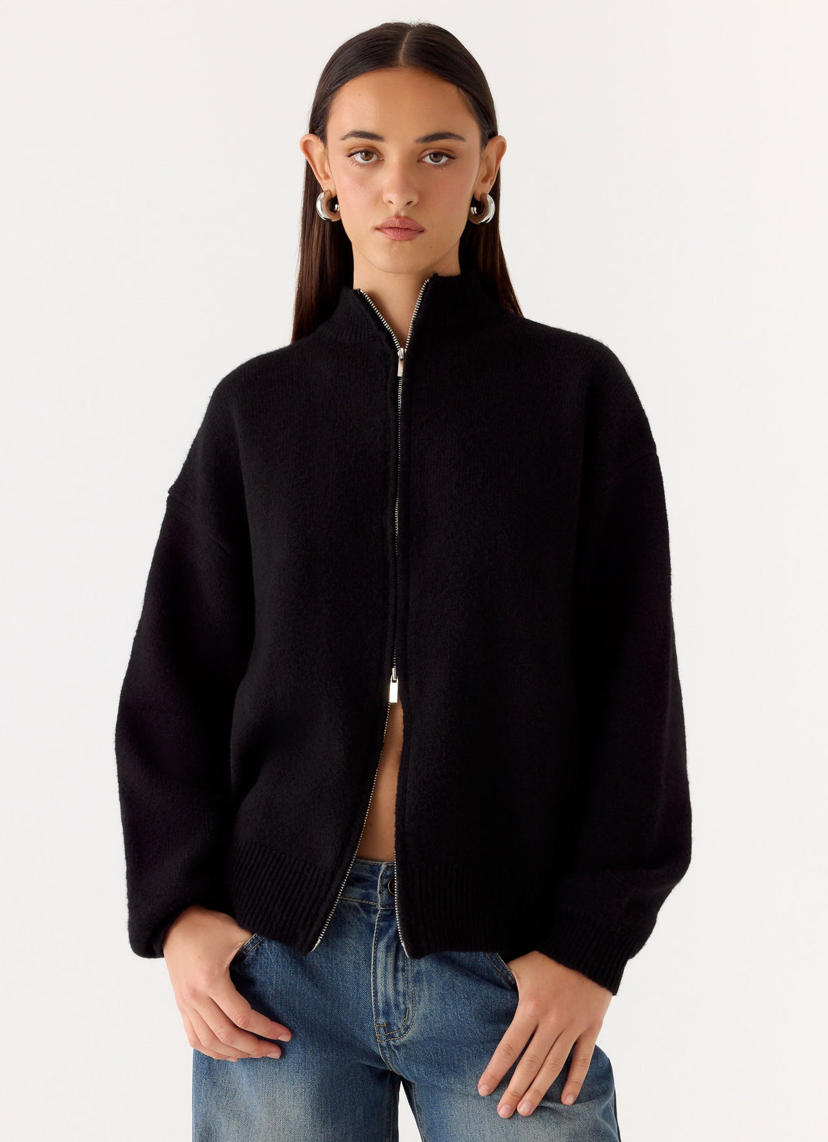 Davy Knit Zip Jacket