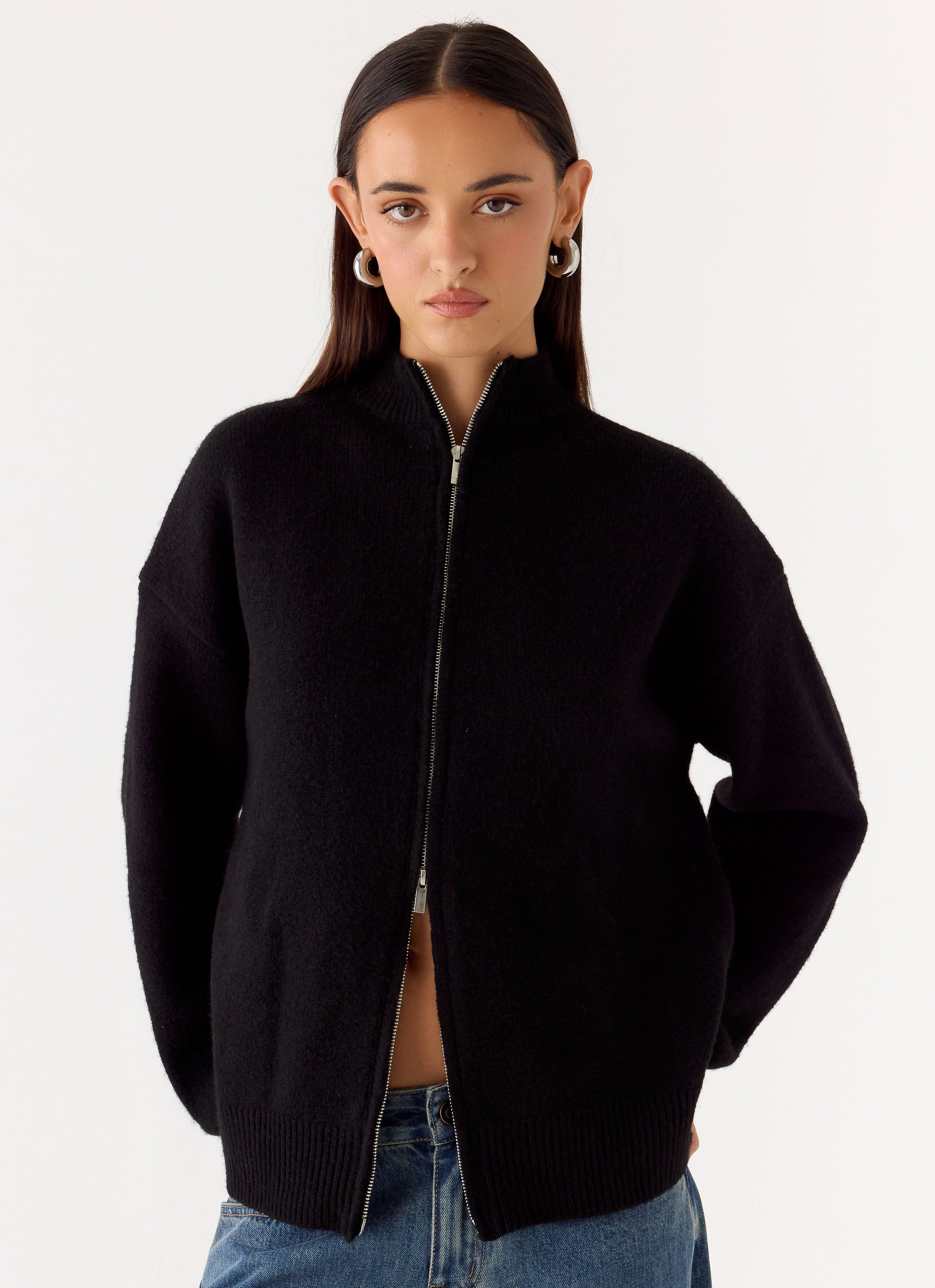 Davy Knit Zip Jacket