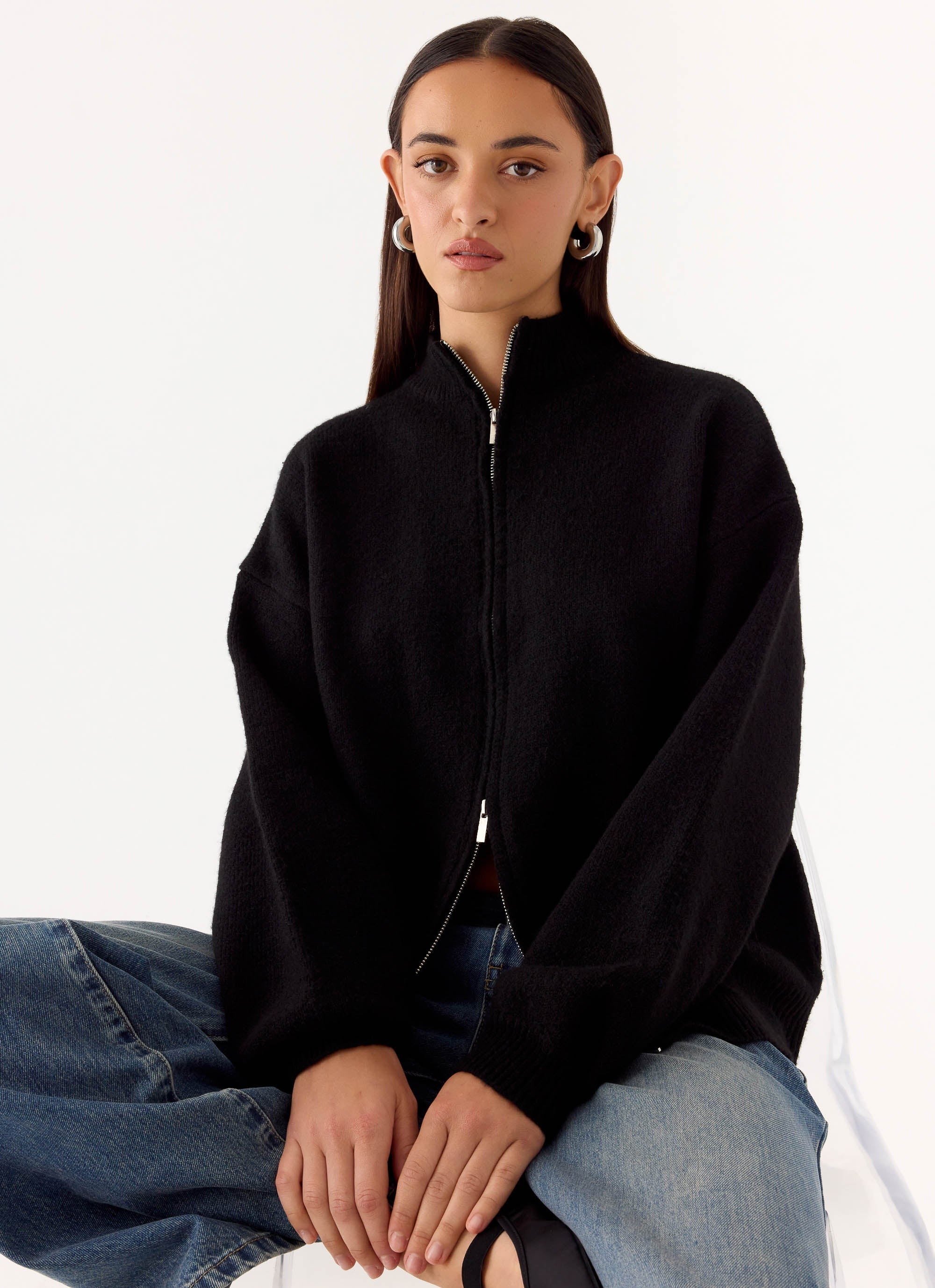 Davy Knit Zip Jacket