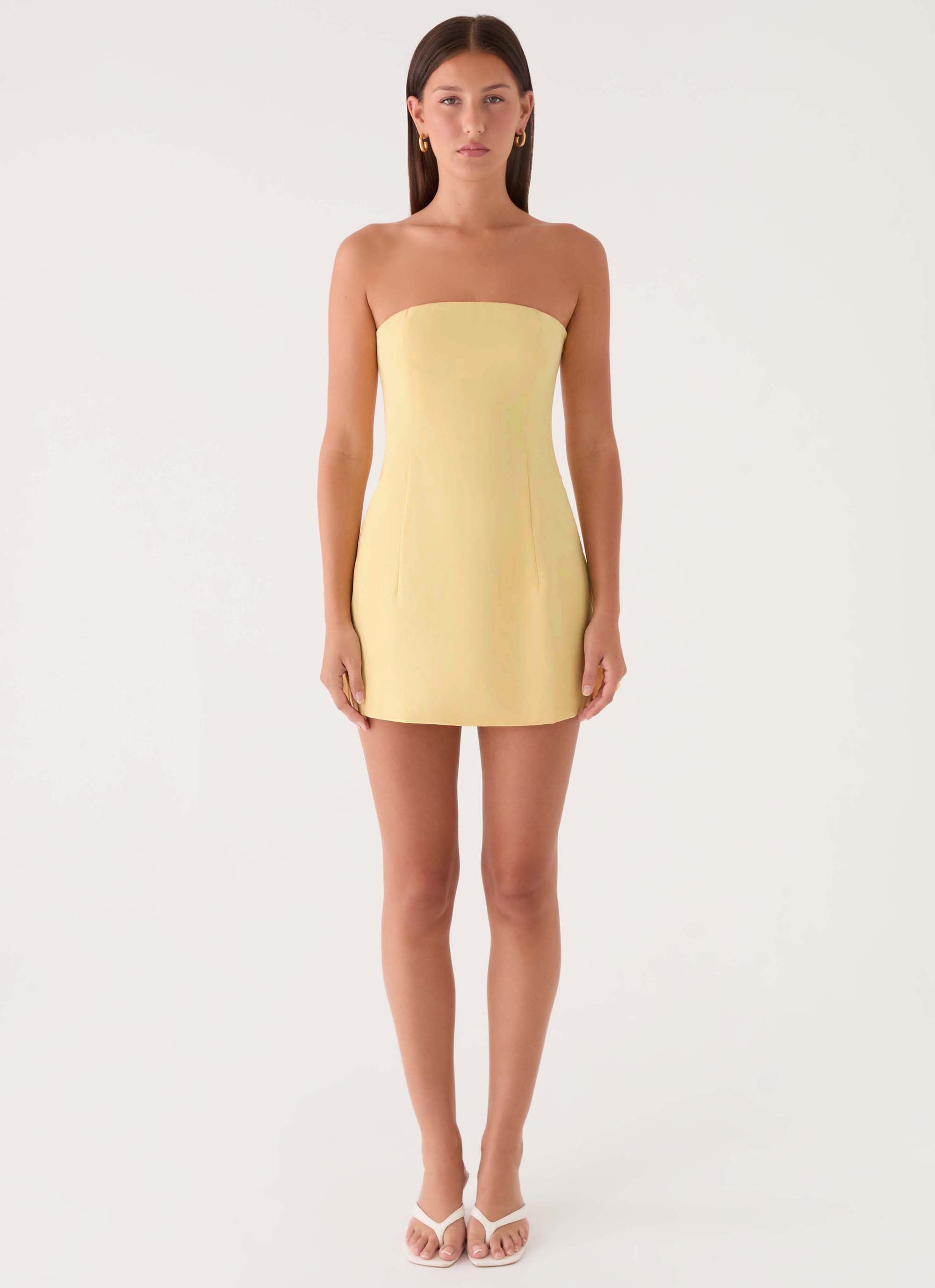 Della Strapless Mini Dress