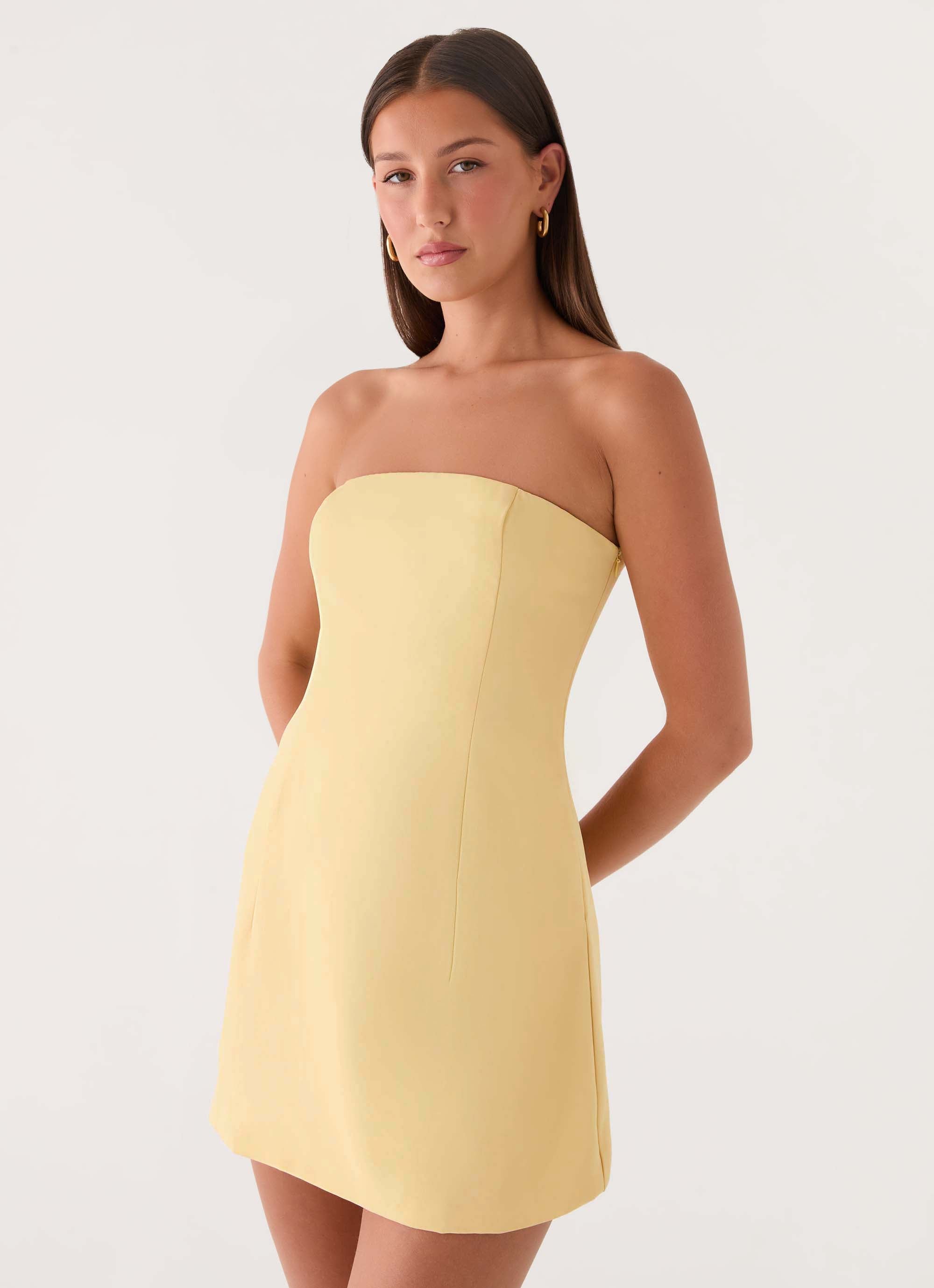 Della Strapless Mini Dress