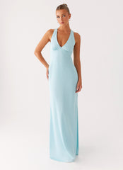 Desi Halterneck Maxi Dress