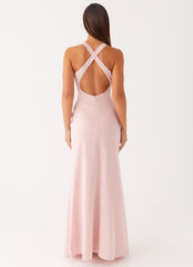 Desi Halterneck Maxi Dress