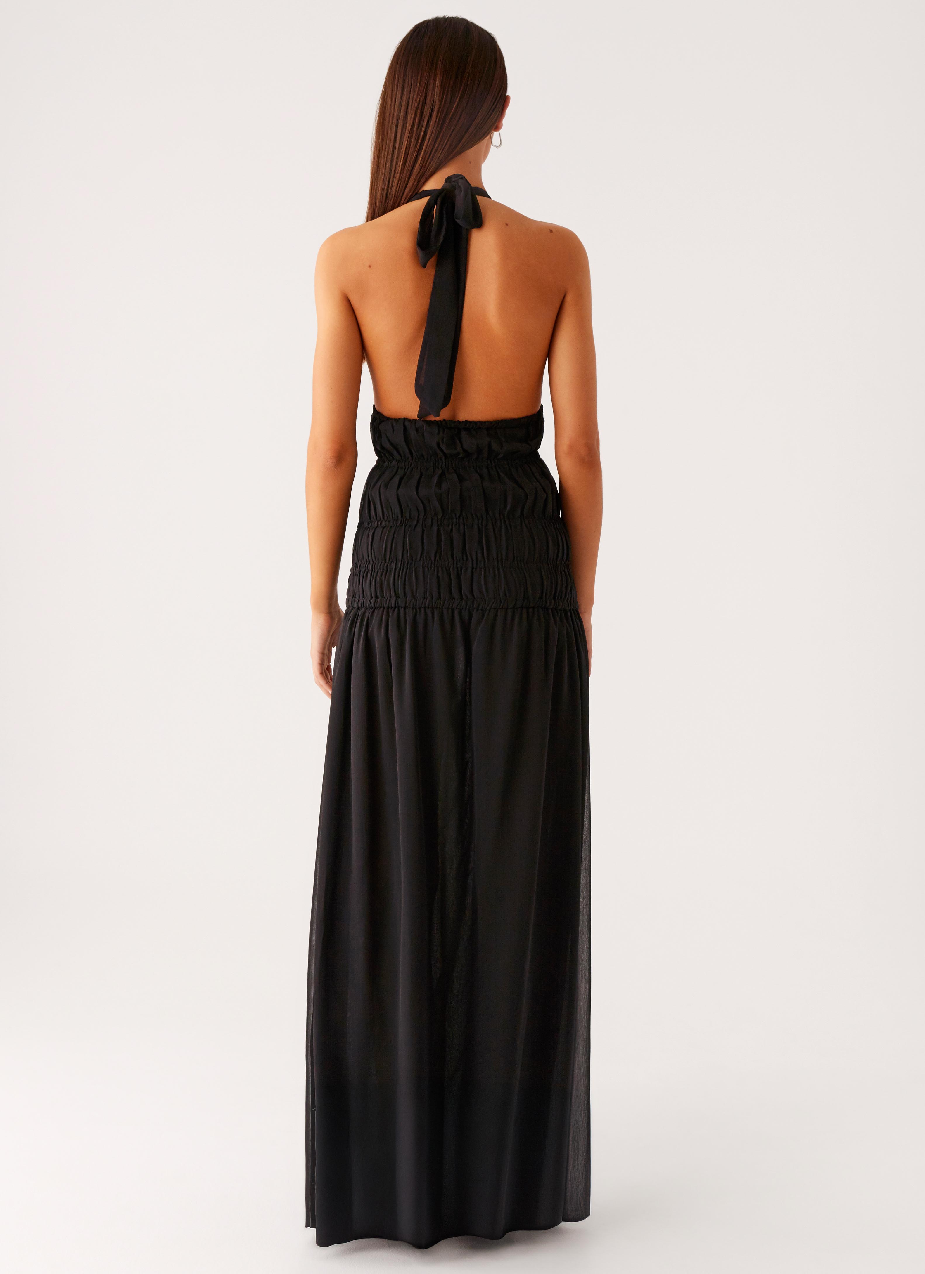 Dione Halter Maxi Dress