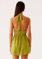 Dione Halter Mini Dress