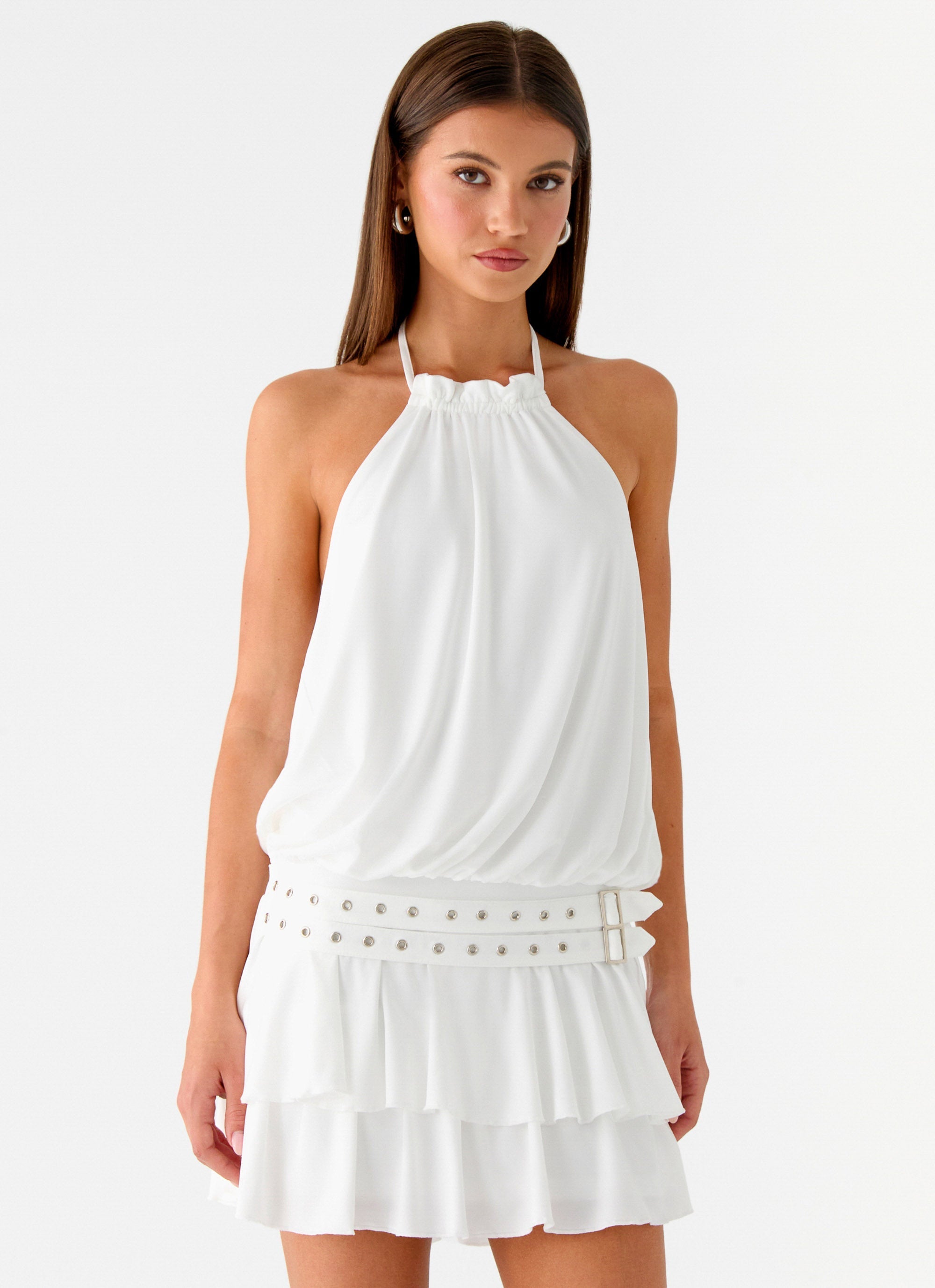 Dopamine Belt Mini Dress