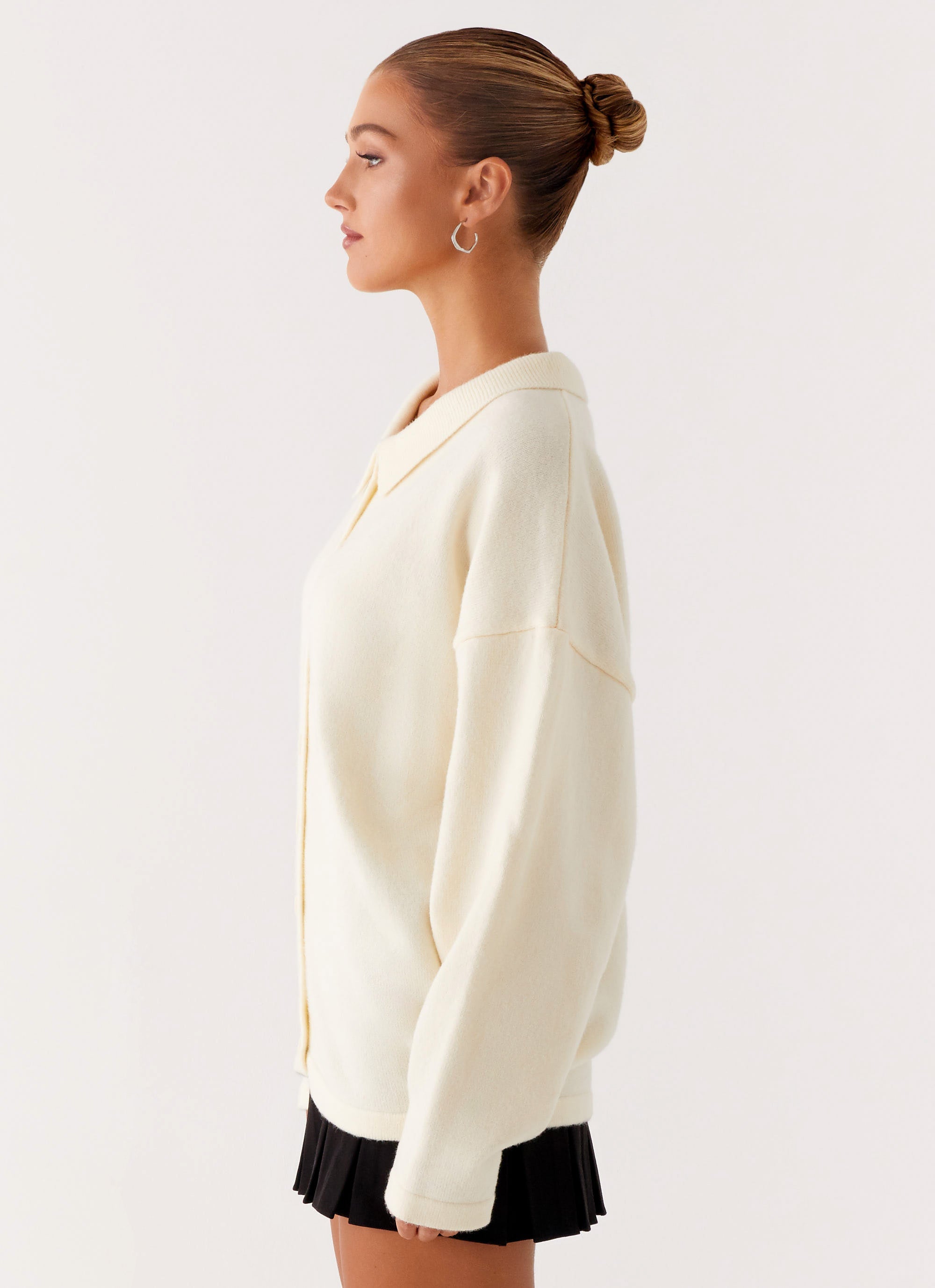 Dorian Button Knit Sweater