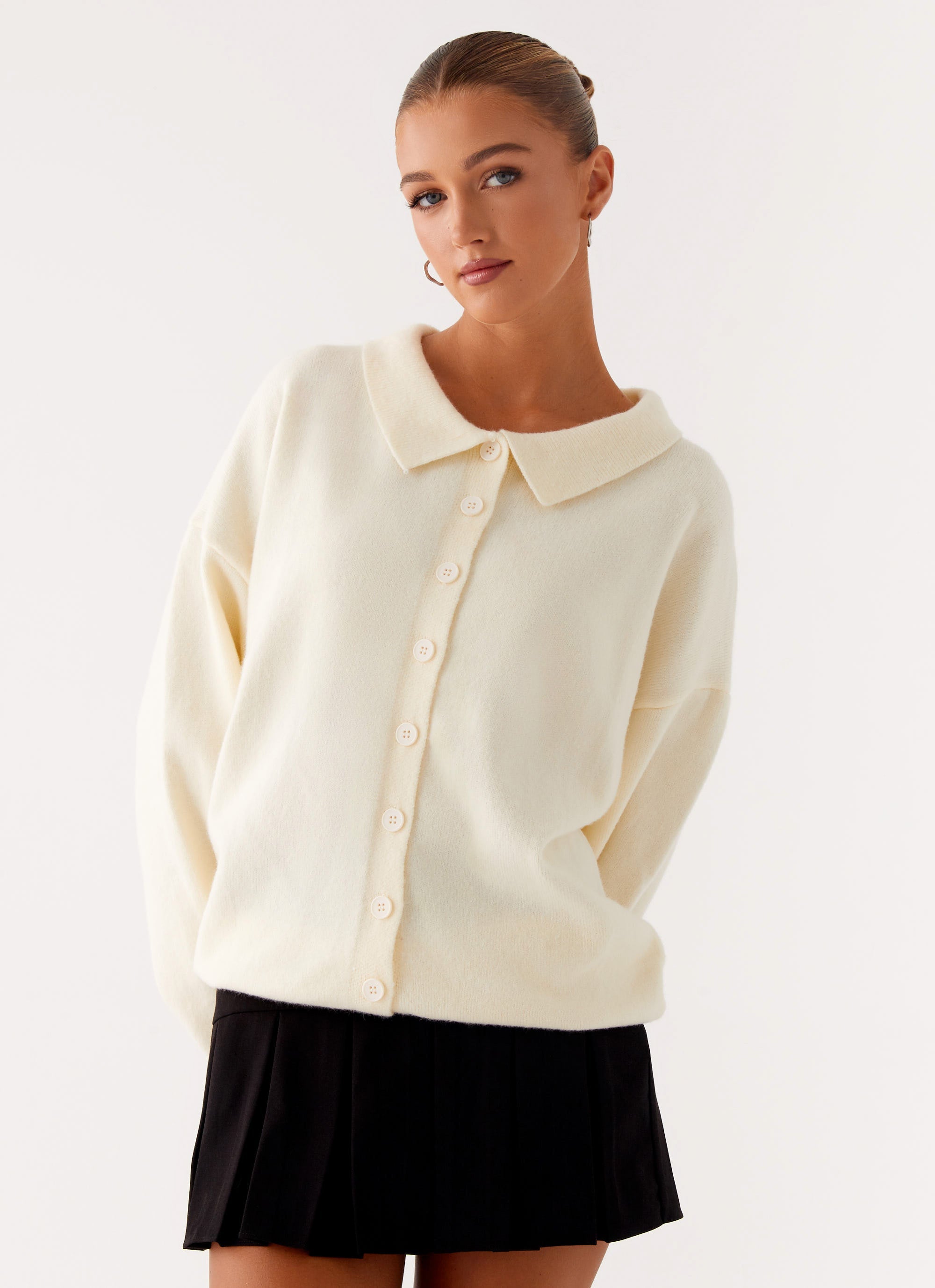 Dorian Button Knit Sweater