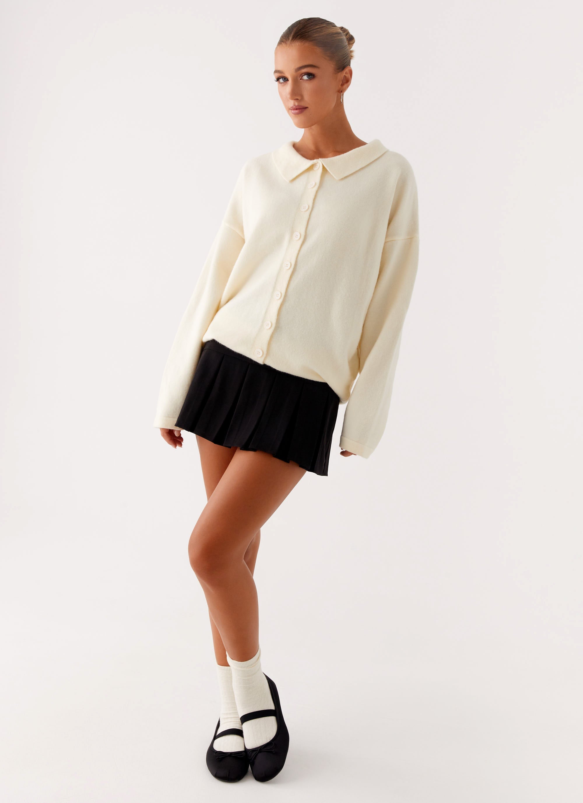 Dorian Button Knit Sweater