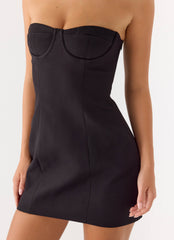 Drivers Seat Strapless Mini Dress