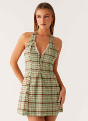 Dunia Halter Mini Dress