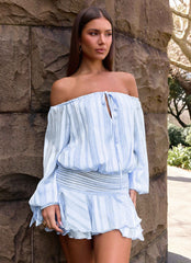 Eira Balloon Sleeve Mini Dress