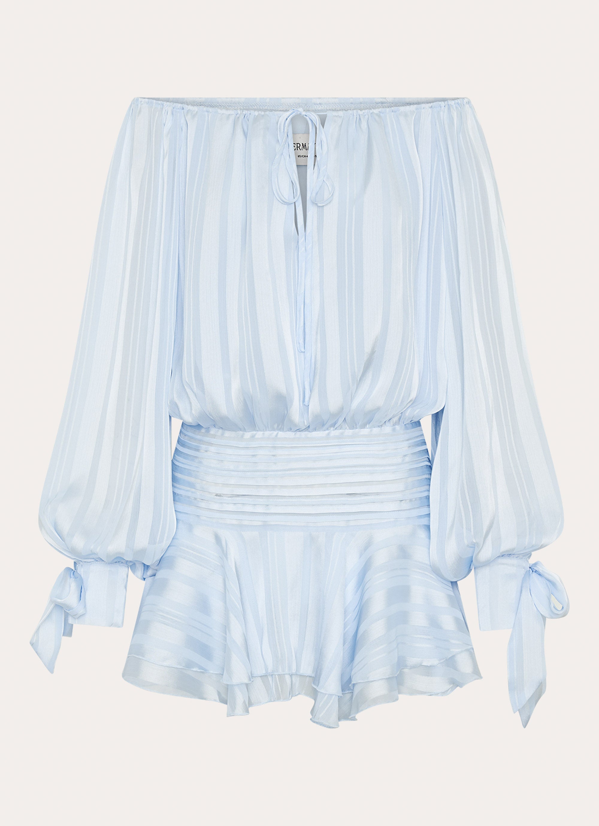 Eira Balloon Sleeve Mini Dress