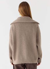 Eirena Quarter Zip Knit Sweater