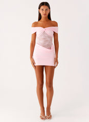 Either Way Off Shoulder Mini Dress