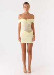 Either Way Off Shoulder Mini Dress