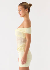 Either Way Off Shoulder Mini Dress