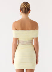 Either Way Off Shoulder Mini Dress