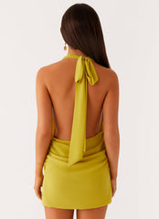 Eleanora Plunge Mini Dress