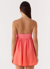 Elevare Strapless Mini Dress