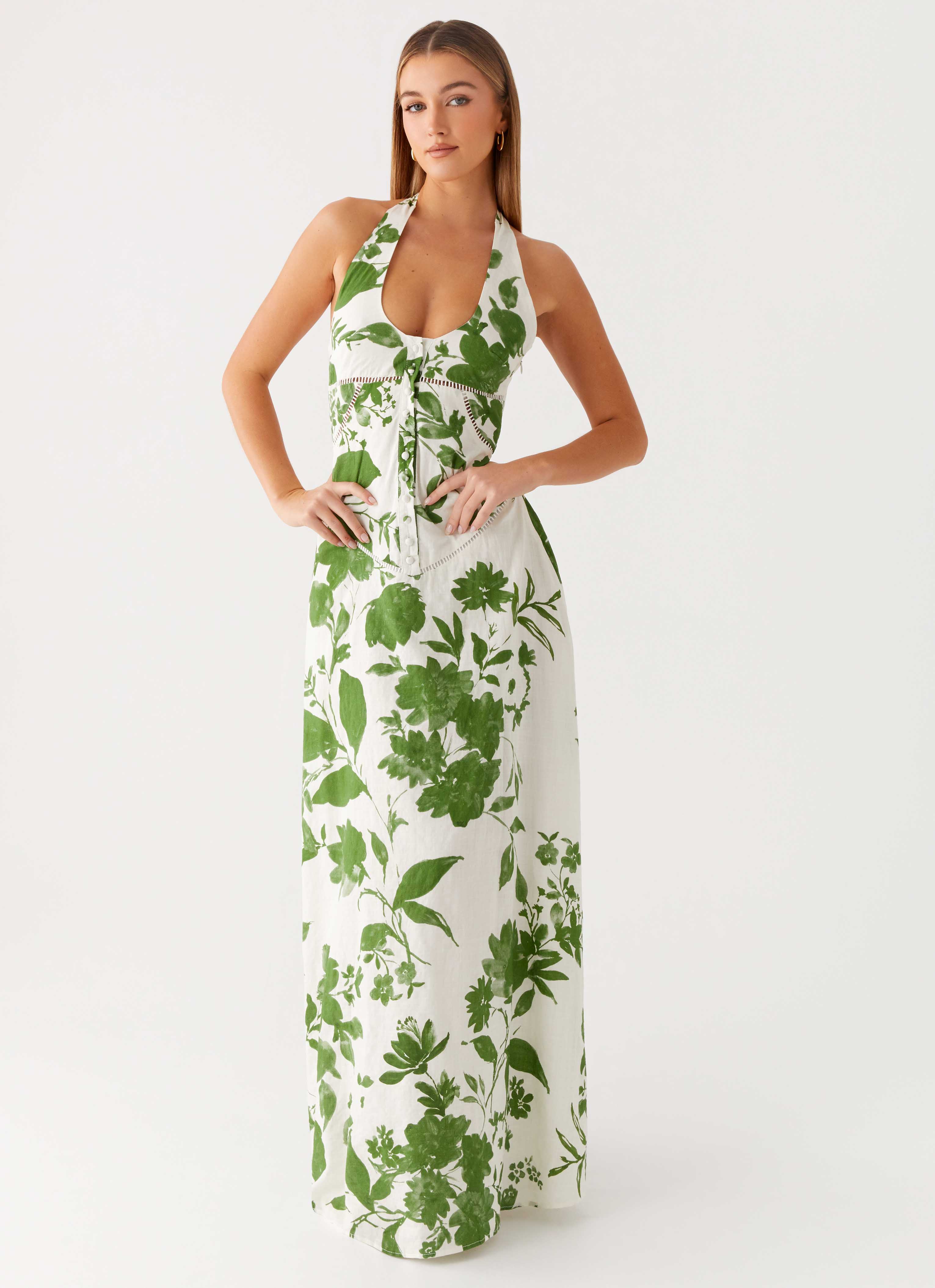 Ember Valley Cotton Maxi Dress